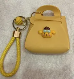 サンリオ　ポムポムプリン　ミニバッグ　チャーム　ストラップ　アクセサリー　カバン