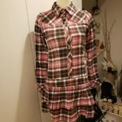 リズリサLIZ LISAチェックワンピース