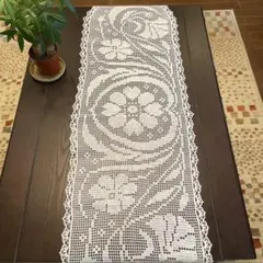 ⭐︎レース編みテーブルクロス⭐︎44