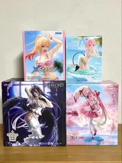 美少女系フィギュア　4個まとめ