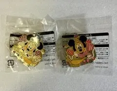 ミッキーマウス・ミニーマウス ピンバッジセット