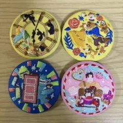 刺繍缶バッチ ディズニー