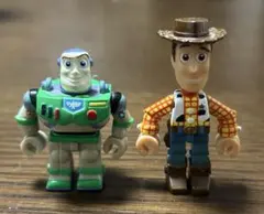 トイ・ストーリー2　ガシャポン　BOXフィギュアコレクション　ウッディー　バズ