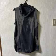 襟ワイヤー入り袖なしチュニック
