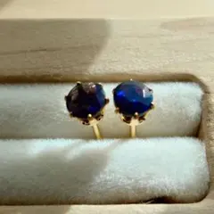 ✧天然石ブラックオパール4.0mm✧　ピアス　サージカルステンレス