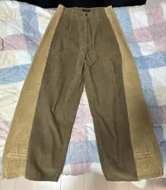 【一点物】90s DOCKERS コーデュロイ ドッキングパンツ 細畝×太畝