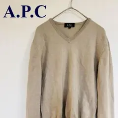 A.P.C 　アーペーセー カシミヤ×シルク×ウール 贅沢素材　ニット Sのサムネイル
