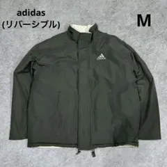 adidas アディダス 中綿ジャケット リバーシブル カーキベージュMサイズ