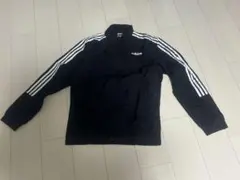 【美品】adidas ナイロンジャージ(L size)上下セット ブラック