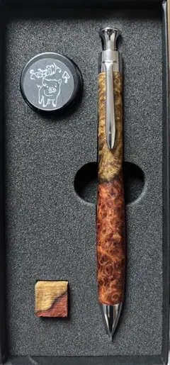 こぶた工房　花梨瘤　花梨紅白　シャープペンシル　0.5ミリ