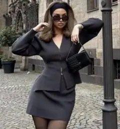 ZARA ニット タイトスカート