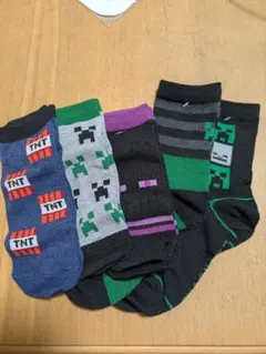 Minecraft　靴下　5足セット