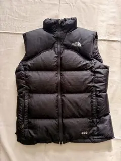 ノースフェイス ダウンベスト 600FP キッズ レディース ブラック
