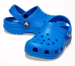 新品未使用　値下げ　クロックス　crocs 青 サンダル