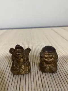 大黒様　恵比寿様　金色　アンティーク　七福神
