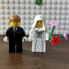 LEGO ミニフィグ ハロウィン　ウェディング　ドレス　ベール