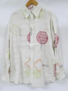 PELLE PELLE ペレペレ ドビー織り 長袖シャツ L オフ白のサムネイル