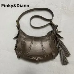 Pinky&Dianne ショルダーバッグ ブロンズメタリック スタッズ y2kのサムネイル
