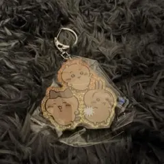 映画ちいかわ　ラメアクリルキーホルダー　日焼けトリオ　ちいかわ　ハチワレ　うさぎ