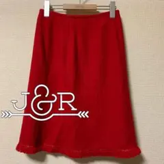 【極美品】J&R ウールフリンジスカート 日本製のサムネイル