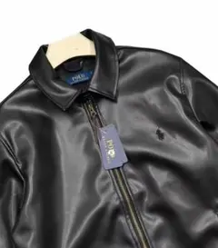 POLO RALPH LAUREN レザー ブルゾン ブラック Sサイズ 美品