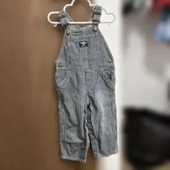 ※三連休限定価格※OSH KOSH ヒッコリーオーバーオール