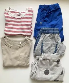 夏服 男の子 80 まとめ売り 半袖 半パン テータテート プチバトー