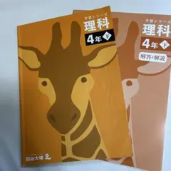 四谷大塚　予習シリーズ 理科 4年 下　中学受験