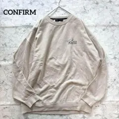 【CONFIRM】コンファーム バックプリントトレーナー ゆるだぼ 男女兼用