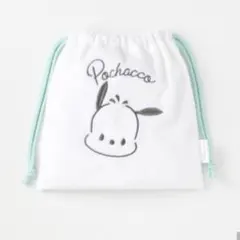 【Ａ】ポチャッコ　かわいい　巾着ポーチ　小物入れ　ポーチ　サンリオ