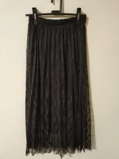 GU ブラック レーススカート