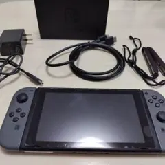 Nintendo Switch 本体 グレー ACアダプター付き