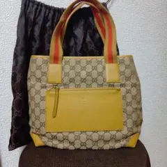GUCCI キャンバスGG柄トートバッグ ベージュ