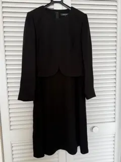 礼服 ブラックワンピーススーツ 13~15号