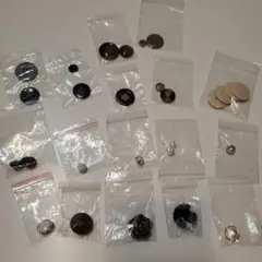 ボタンセット 多様なデザインとサイズ