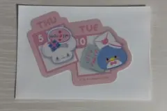 シナモロール＆タキシードサム ステッカー