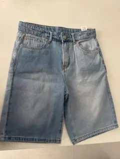 キッズ　デニムハーフパンツ