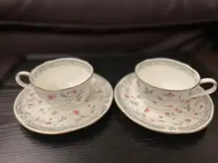 ノリタケティーカップ・ソーサー2個セット
