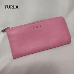 FURLA フルラ 長財布 ピンク L字ファスナー レディース ブランド