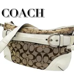 ★良品 COACH コーチ シグネチャー 2wayショルダーバッグ ソーホー