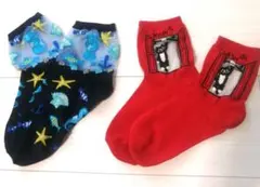 新品夏用ソックス　２足セット　シースルーが可愛い