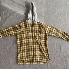Levi's フード付きチェックシャツ M