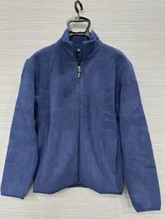 ユニクロ フリースジャケット ブルー系 Mサイズ