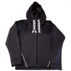 UNDER ARMORハイブリッド フルジップパーカー 黒 M 極美品