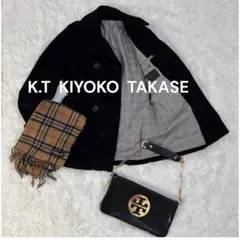 【11号】 K.T KIYOKO TAKASE ピーコート アンゴラ ウール