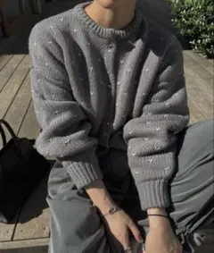 willfully heart dot jacquard cardigan