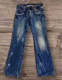 レッドペッパー☆フレアデニム ダークブルーW27