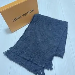 ルイヴィトン マフラー エシャルプ ロゴマニア シャイン ブラック M72431