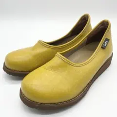 Belle＆Sofa ベルアンドソファ スリッポン レザー マスタード 23cm