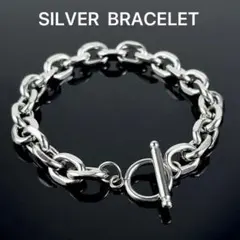 チェーンブレスレット シルバー シンプル メンズ レディース 普段使い